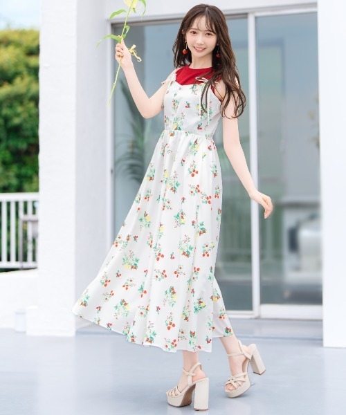 WILLSELECTION(ウィルセレクション)の「ランダムテレコノースリーブトップス(キャミソール・レディース・レッド/ブラック/オフホワイト・FREE)」の21枚目の写真