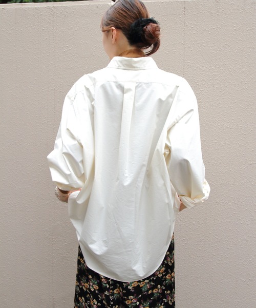 THE SHINZONE（ザ　シンゾーン）の「THE SHINZONE/シンゾーン　アンクルシャツ　UNCLE SHIRT（シャツ/ブラウス・レディース・ブルー/ナチュラル・FREE）」の21枚目の写真