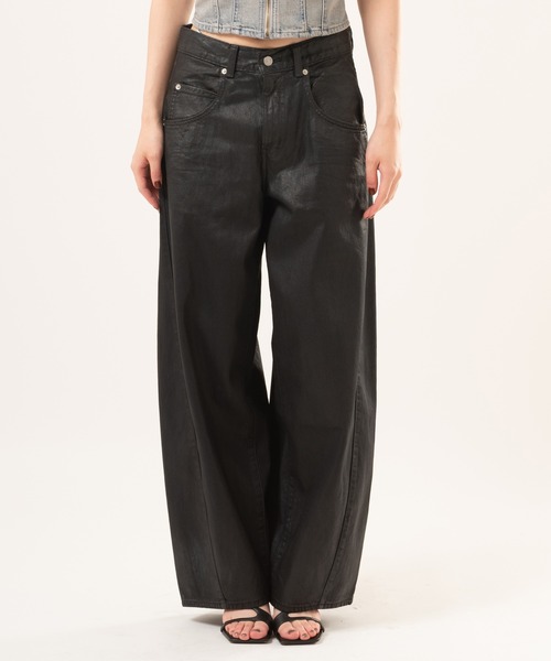 Levi＇s/リーバイス SUPER BAGGY バレルジーンズ ブラック Levi's/リーバイス SUPER BAGGY バレルジーンズ ブラック（デニム