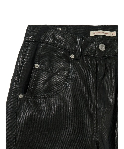 Levi's/リーバイス SUPER BAGGY バレルジーンズ ブラック（デニム