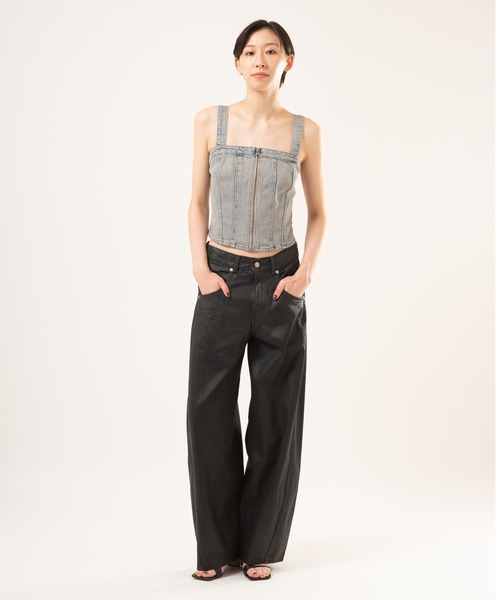 Levi's/リーバイス SUPER BAGGY バレルジーンズ ブラック（デニム