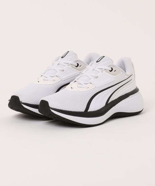 PUMA(プーマ)の「《PUMA》SOFTRIDE EXO(スニーカー・メンズ・ホワイト×ブラック/ブラック×ホワイト/ヘザーグレー・26.5cm/27.5cm/28.0cm/22.5cm/23.5cm/24.0cm/24.5cm/25.0cm/26.0cm/25.5cm/27.0cm/23.0cm)」の2枚目の写真
