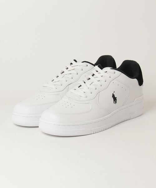 POLO RALPH LAUREN(ポロ ラルフ ローレン)の「マスターズ コート レザー スニーカー(スニーカー・メンズ・ホワイト・10D/10.5D/5D/6D/7D/7.5D/8D/8.5D/9D/9.5D)」の5枚目の写真