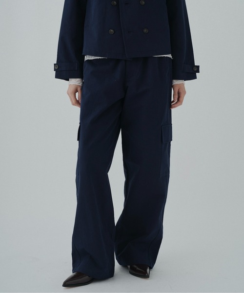 floral cargo pants / 小花柄ワイドカーゴパンツ（カーゴパンツ