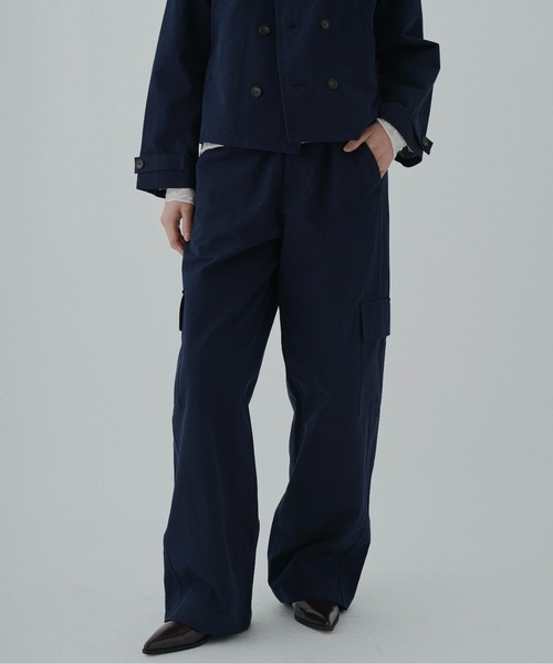 floral cargo pants / 小花柄ワイドカーゴパンツ（カーゴパンツ
