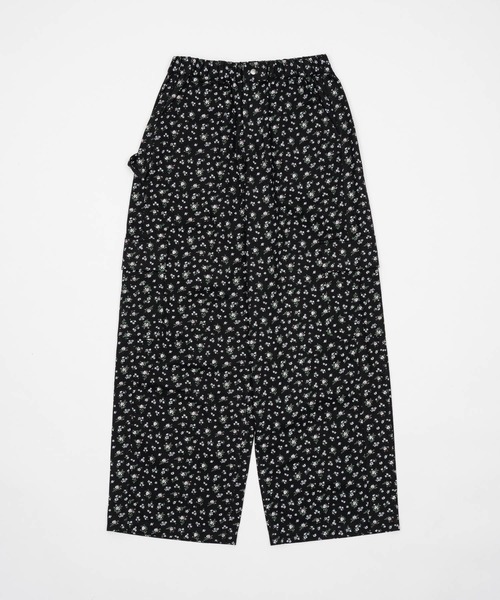 floral cargo pants / 小花柄ワイドカーゴパンツ（カーゴパンツ