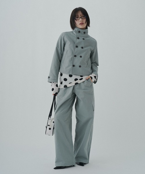 floral cargo pants / 小花柄ワイドカーゴパンツ（カーゴパンツ