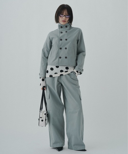 floral cargo pants / 小花柄ワイドカーゴパンツ（カーゴパンツ