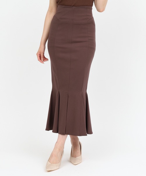 ROYAL PARTY（ロイヤルパーティー）の「ガムストレッチマーメイドスカート‘25a（スカート・レディース・ブラック/ブラウン/ベージュ/ネイビー・SMALL/MEDIUM）」の12枚目の写真