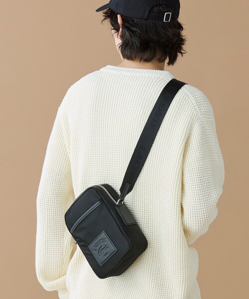 セール】ラコステクラシックス ナイロンミニショルダーポーチ