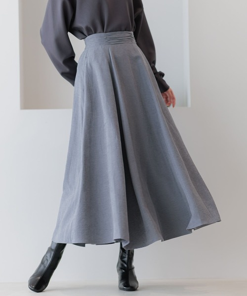 Andemiu(アンデミュウ)の「【25ー26ss新作/WEB限定】アソートフレアスカート25NEW597950(スカート・レディース・ブラック系その他/レッド系8/ネイビー/ブルー系その他6/ライトベージュ/ダークブラウン系9/ホワイト系その他6/ベージュ系その他2/グレー/ネイビー系8/ホワイト系4/ピンク系2/ホワイト系7/ブルー系その他5/ブルー系その他4/ブラック系9/ブルー系その他7・フリー/FREE)」の1枚目の写真