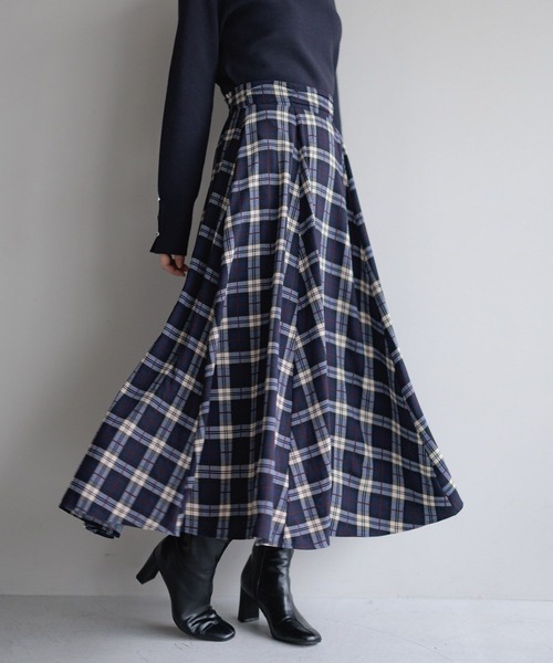 Andemiu(アンデミュウ)の「【25ー26ss新作/WEB限定】アソートフレアスカート25NEW597950(スカート・レディース・ブラック系その他/レッド系8/ネイビー/ブルー系その他6/ライトベージュ/ダークブラウン系9/ホワイト系その他6/ベージュ系その他2/グレー/ネイビー系8/ホワイト系4/ピンク系2/ホワイト系7/ブルー系その他5/ブルー系その他4/ブラック系9/ブルー系その他7・フリー/FREE)」の13枚目の写真