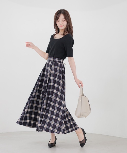 Andemiu(アンデミュウ)の「【25ー26ss新作/WEB限定】アソートフレアスカート25NEW597950(スカート・レディース・ブラック系その他/レッド系8/ネイビー/ブルー系その他6/ライトベージュ/ダークブラウン系9/ホワイト系その他6/ベージュ系その他2/グレー/ネイビー系8/ホワイト系4/ピンク系2/ホワイト系7/ブルー系その他5/ブルー系その他4/ブラック系9/ブルー系その他7・フリー/FREE)」の19枚目の写真