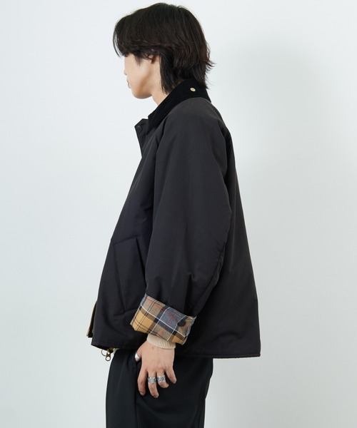 Barbour（バブアー）の「[Barbour/バブアー] 別注 中綿入り TRANSPORT トランスポートジャケット（その他アウター・レディース・オリーブ/グレイッシュベージュ/ブラック・34/36/38/40/42）」の12枚目の写真