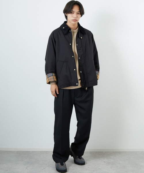 Barbour（バブアー）の「[Barbour/バブアー] 別注 中綿入り TRANSPORT トランスポートジャケット（その他アウター・レディース・オリーブ/グレイッシュベージュ/ブラック・34/36/38/40/42）」の14枚目の写真