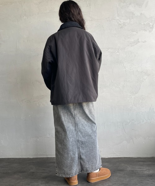 Barbour TRANSPORT 中綿 ジャケット サイズ36 Barbour/バブアー] 別注 中綿入り TRANSPORT トランスポートジャケット