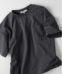 MPS（エムピーエス）の「【お手入れ＆着心地ラクラク】【MPS】ストレッチ天竺ビッグTシャツ/セットアップ対応（イージーケア・吸水速乾・UVカット）（Tシャツ/カットソー）」