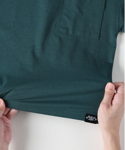 MPS（エムピーエス）の「【お手入れ＆着心地ラクラク】【MPS】ストレッチ天竺ビッグTシャツ/セットアップ対応（イージーケア・吸水速乾・UVカット）（Tシャツ/カットソー・キッズ・グリーン/オフホワイト/グレー/ブラック・130/140/150/160）」の15枚目の写真