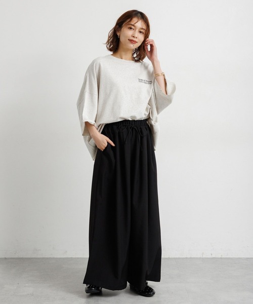 studio CLIP（スタディオクリップ）の「ウエストドロストスカーチョ（その他パンツ・レディース・モカ/ネイビー/ブラック・FREE）」の12枚目の写真