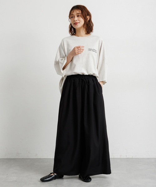 studio CLIP（スタディオクリップ）の「ウエストドロストスカーチョ（その他パンツ・レディース・モカ/ネイビー/ブラック・FREE）」の14枚目の写真