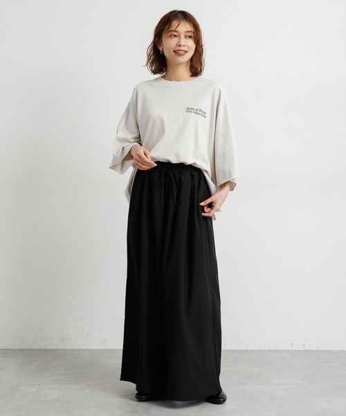 studio CLIP（スタディオクリップ）の「ウエストドロストスカーチョ（その他パンツ・レディース・モカ/ネイビー/ブラック・FREE）」の15枚目の写真