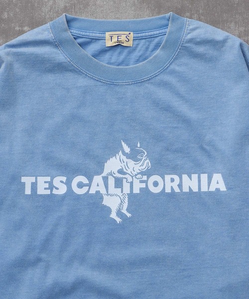 The Endless Summer(エンドレスサマー)の「TES CALIFORNIA LOGO PIGMENT LONG SLEEVE BIG T-SHIRT / ロンT(Tシャツ/カットソー・メンズ・グリーン/ネイビー/ブラック/サックスブルー・SMALL/MEDIUM/LARGE/X-LARGE)」の21枚目の写真