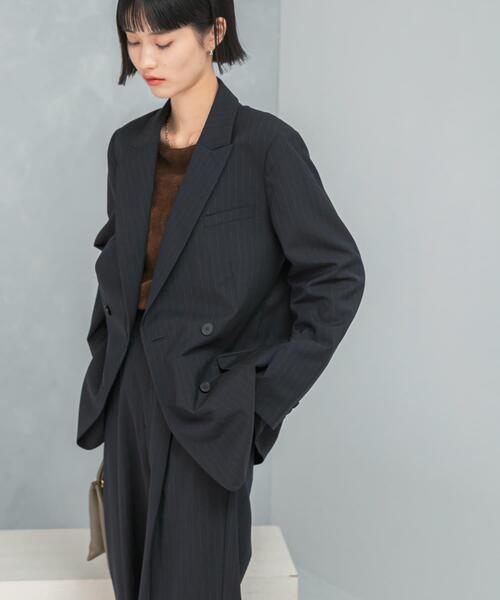 セール】ウール混防シワテーラードジャケット（その他アウター