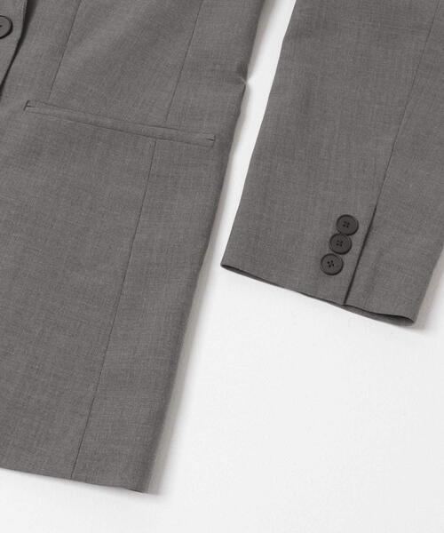 URBAN RESEARCH ROSSO WOMEN(アーバンリサーチ ロッソ)の「ウール混防シワテーラードジャケット(その他アウター・レディース・グレー/ネイビー・38/36)」の4枚目の写真