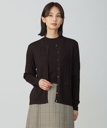 KNIT BASIC クルーネック カーディガン