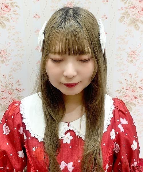 Chalmiere（シャルミエール）の「リボンクリップセット（バレッタ/ヘアクリップ・レディース・ネイビー/ホワイト/レッド/グリーン/ピンク/サックスブルー/ブラック・FREE）」の20枚目の写真