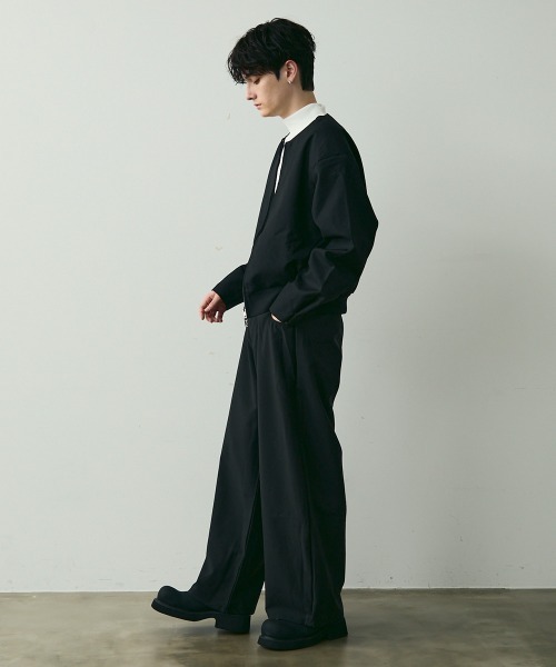 ❤️専用【極美品】アルベロベロ　ノーカラージャケット ブタさん ジップ　ブルゾン No-Collar Zip Blouson / ノーカラージップブルゾン（ノーカラー