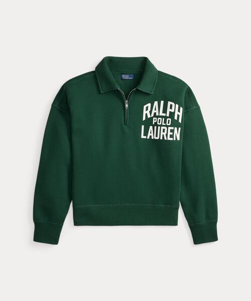 POLO RALPH LAUREN ロゴ フリース クォータージップ　XSサイズ ロゴ フリース クォータージップ（その他トップス）｜POLO RALPH