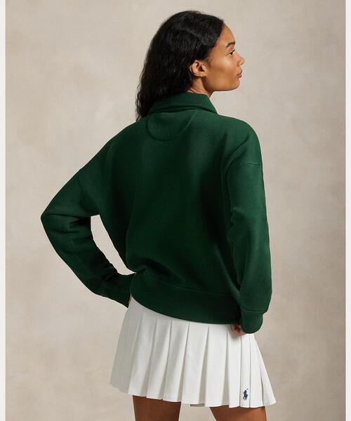 ロゴ フリース クォータージップ（その他トップス）｜POLO RALPH