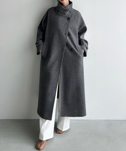 Meili　コート3点 セール】3wayカラーロングコート（ステンカラーコート）｜Meiru