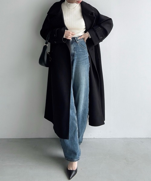 セール】3wayカラーロングコート（ステンカラーコート）｜Meiru