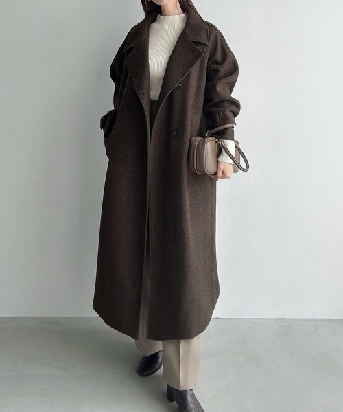 3wayカラーロングコート（ステンカラーコート）｜Meiru（メイル）の