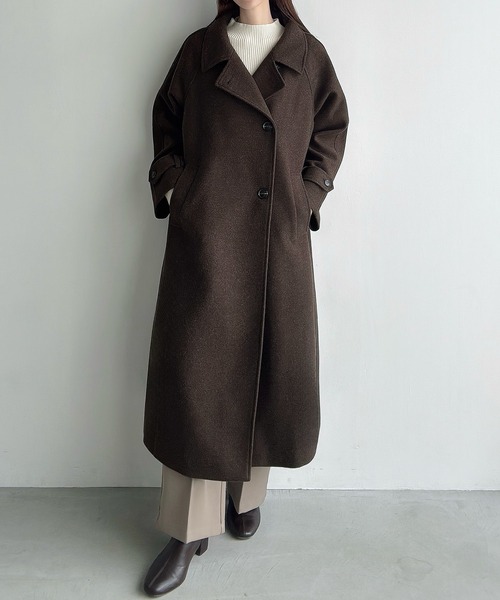 セール】3wayカラーロングコート（ステンカラーコート）｜Meiru