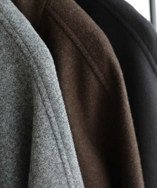 Meiru（メイル）の「3wayカラーロングコート（ステンカラーコート・レディース・ブラウン/ブラック/ダークグレー・SMALL/LARGE/MEDIUM）」の22枚目の写真
