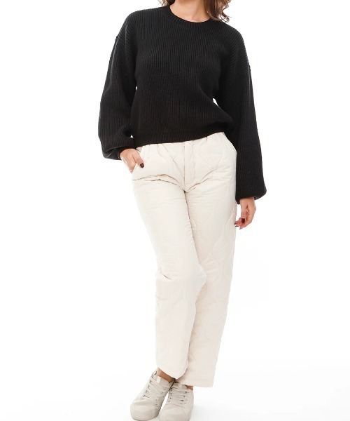 RVCA(ルーカ)の「【RVCA/ルーカ】23AW Quiltted pants/ナイロンキルティングパンツ(その他パンツ・レディース・ブラック/ホワイト・MEDIUM/SMALL)」の5枚目の写真