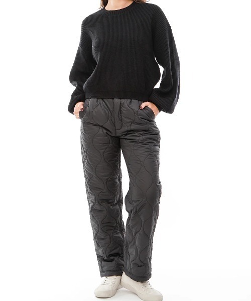 RVCA(ルーカ)の「【RVCA/ルーカ】23AW Quiltted pants/ナイロンキルティングパンツ(その他パンツ・レディース・ブラック/ホワイト・MEDIUM/SMALL)」の12枚目の写真
