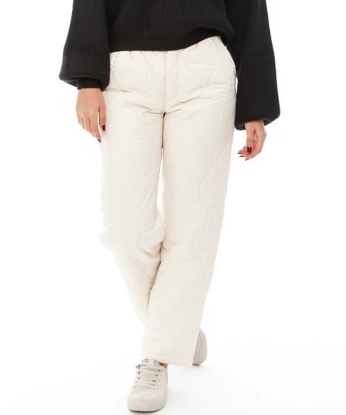 RVCA(ルーカ)の「【RVCA/ルーカ】23AW Quiltted pants/ナイロンキルティングパンツ(その他パンツ・レディース・ブラック/ホワイト・MEDIUM/SMALL)」の8枚目の写真