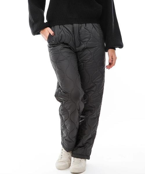 RVCA(ルーカ)の「【RVCA/ルーカ】23AW Quiltted pants/ナイロンキルティングパンツ(その他パンツ・レディース・ブラック/ホワイト・MEDIUM/SMALL)」の21枚目の写真