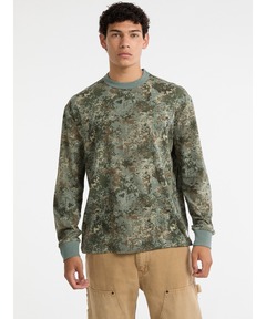 GUESS Originals Camo Printed Long Sleeves Shirt