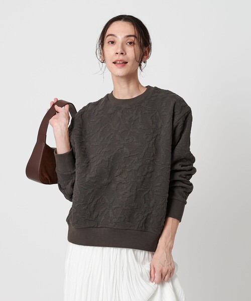 ボタニカルジャガード プルオーバー（Tシャツ/カットソー