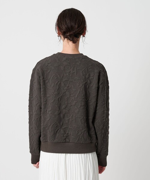 BEAUTY&YOUTH UNITED ARROWS（ビューティーアンドユースユナイテッドアローズ）の「ボタニカルジャガード プルオーバー（Tシャツ/カットソー・レディース・ブラック/ダークグレー/オフホワイト/ライム・FREE）」の21枚目の写真