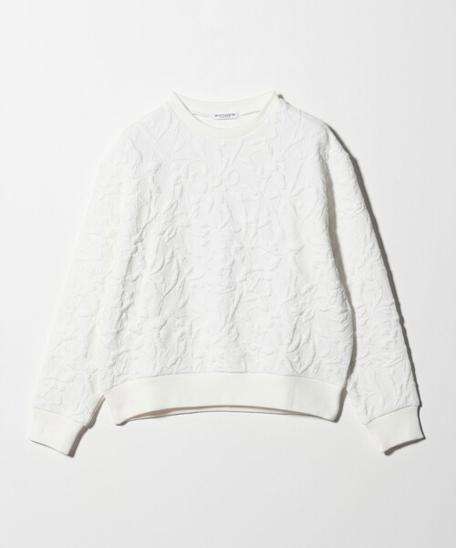 BEAUTY&YOUTH UNITED ARROWS（ビューティーアンドユースユナイテッドアローズ）の「ボタニカルジャガード プルオーバー（Tシャツ/カットソー・レディース・ブラック/ダークグレー/オフホワイト/ライム・FREE）」の10枚目の写真