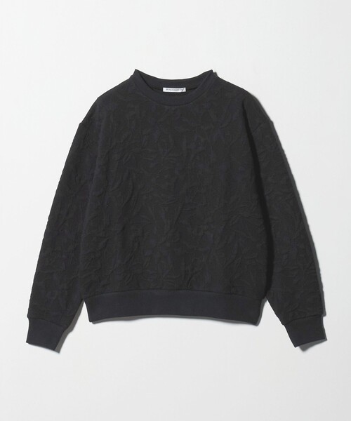 BEAUTY&YOUTH UNITED ARROWS（ビューティーアンドユースユナイテッドアローズ）の「ボタニカルジャガード プルオーバー（Tシャツ/カットソー・レディース・ブラック/ダークグレー/オフホワイト/ライム・FREE）」の14枚目の写真
