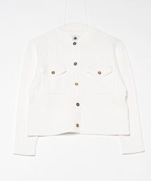 double standard チェリーカーディガン DOUBLE STANDARD CLOTHING】チェリーニットカーディガン(WOMEN)