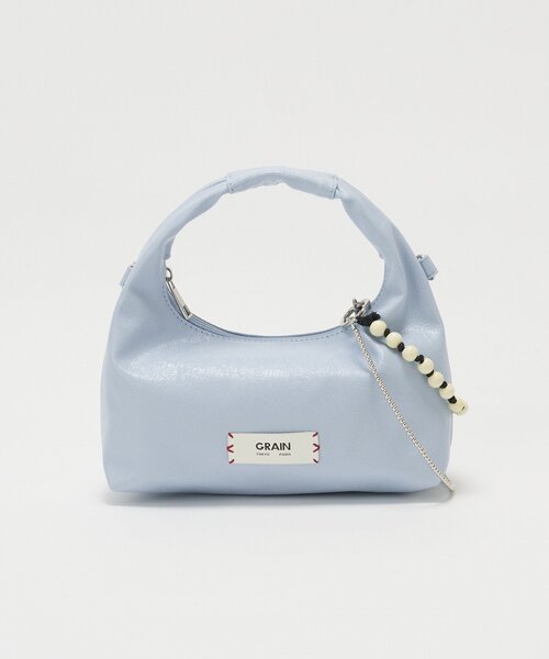 GRAIN（グレイン）の「【GRAIN/グレイン】ビーズチャーム付き2wayハンドバッグ（トートバッグ・レディース・ブラック/レッド/サックスブルー・FREE）」の15枚目の写真