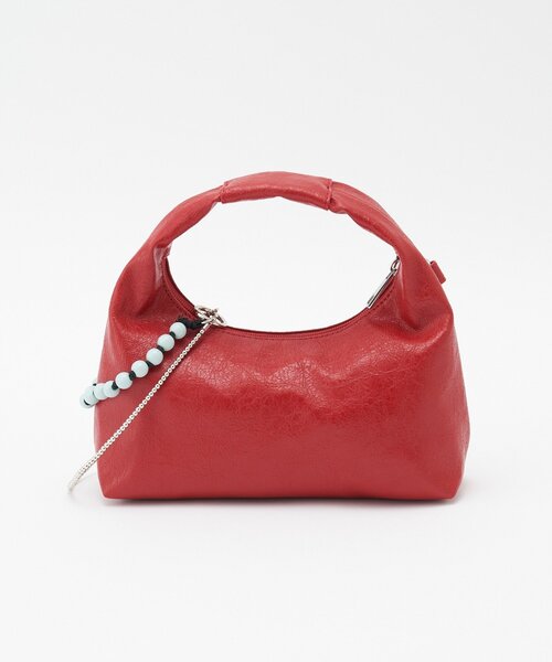 GRAIN（グレイン）の「【GRAIN/グレイン】ビーズチャーム付き2wayハンドバッグ（トートバッグ・レディース・ブラック/レッド/サックスブルー・FREE）」の21枚目の写真